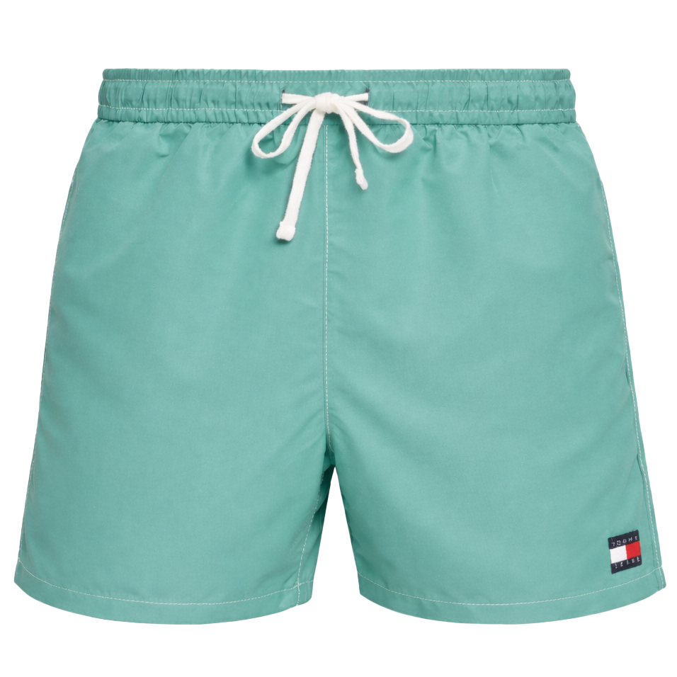 Tommy Jeans zwemshort met Heritage logo Bahama green
