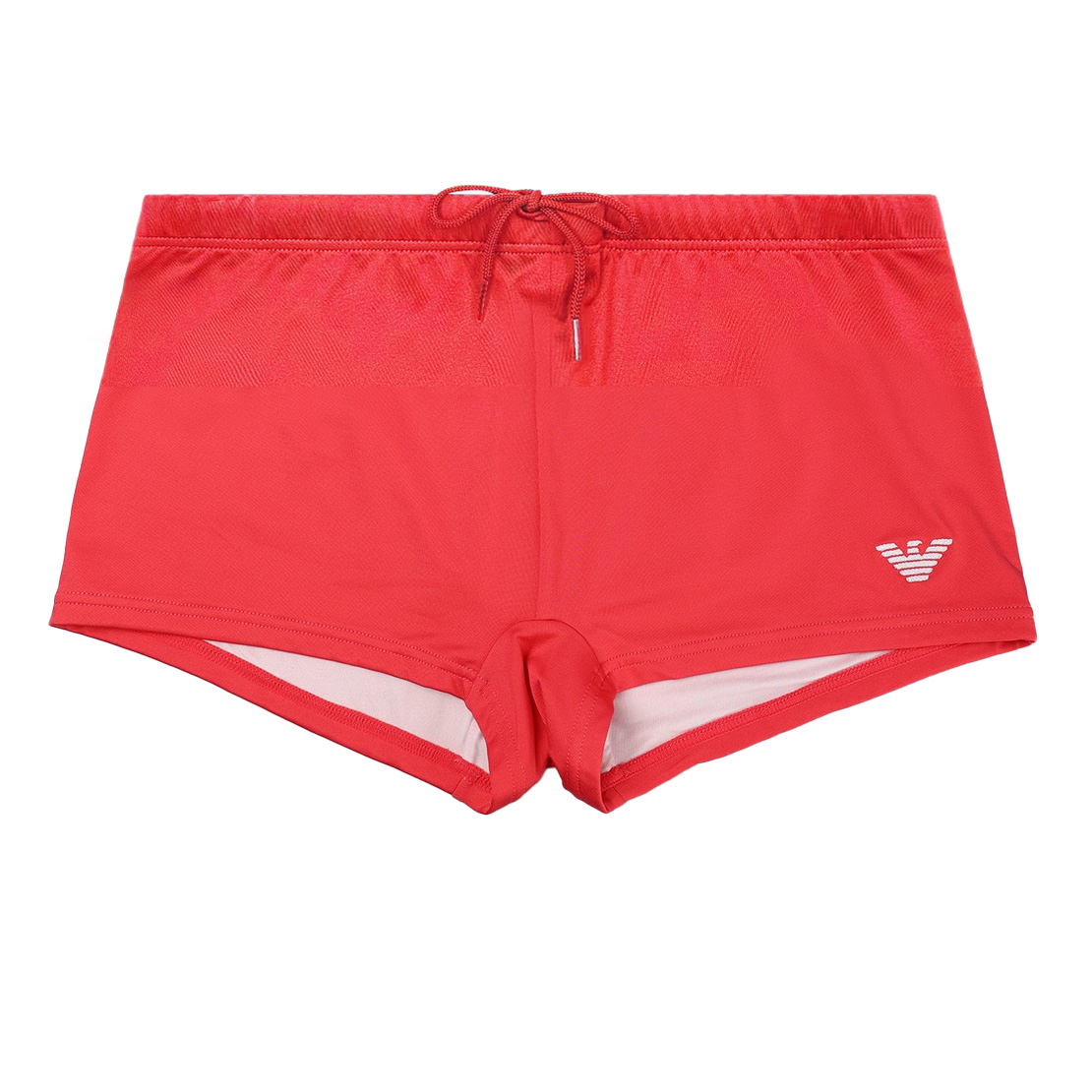 Armani Zwemboxer met klein logo rood