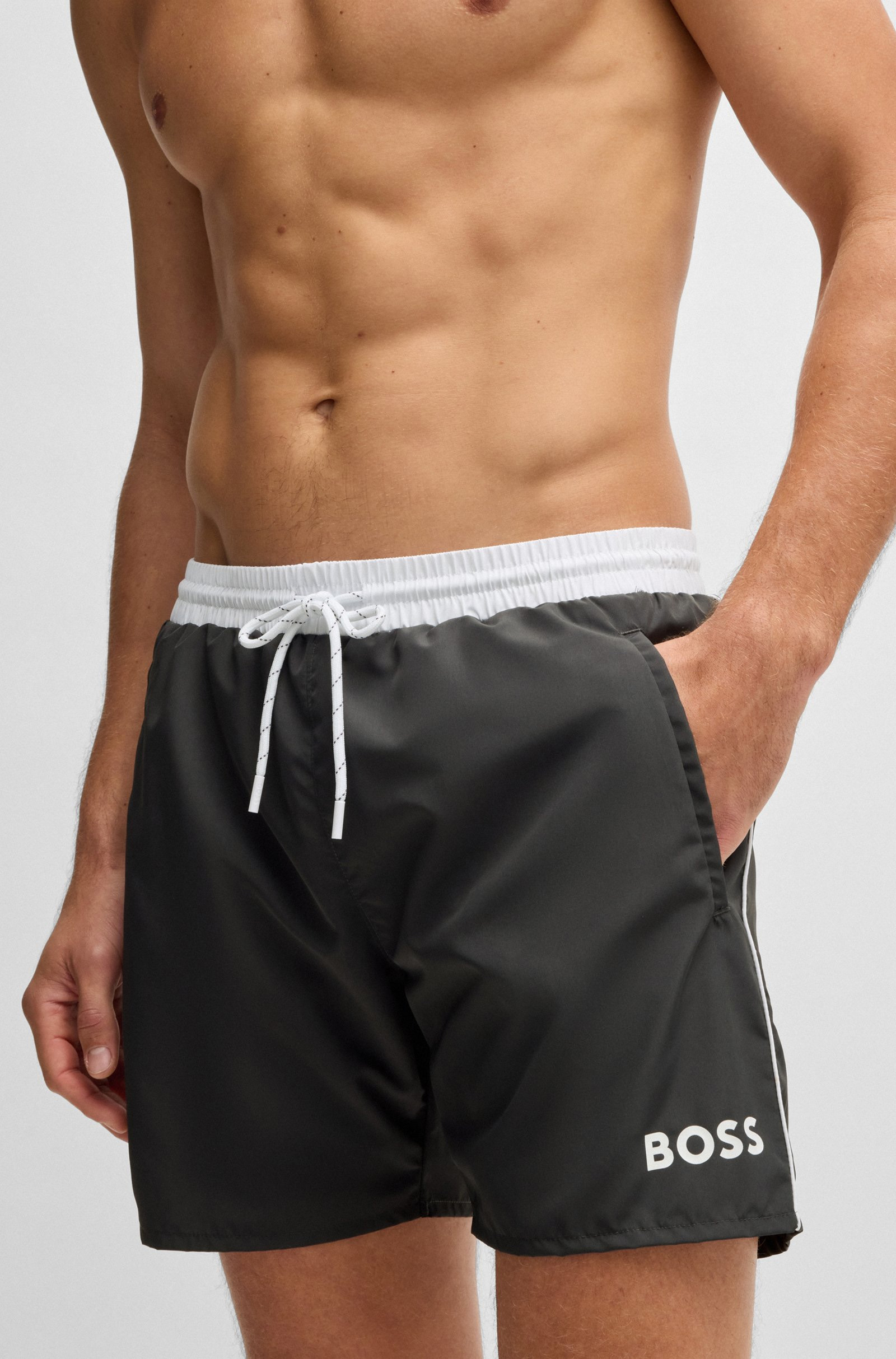 Hugo Boss Starfish zwemshort zwart 
