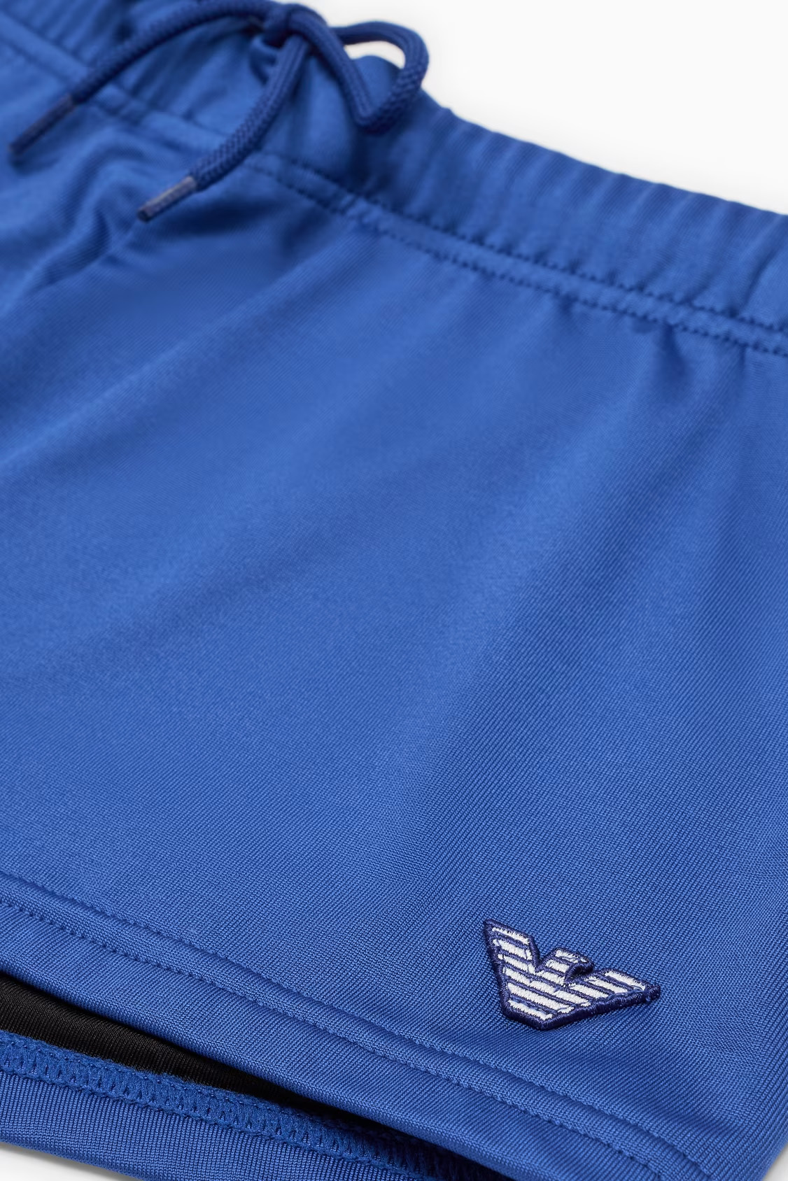 Armani Zwemboxer met klein logo blauw