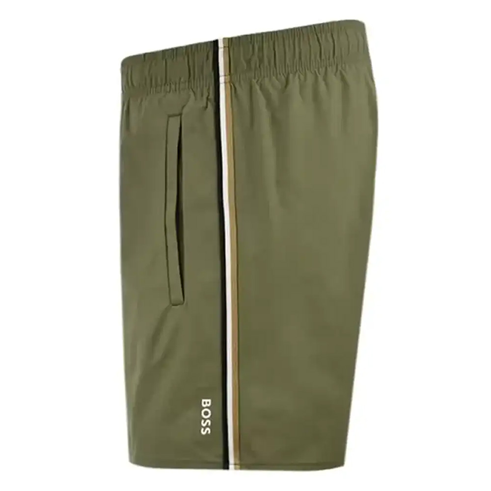 BOSS Iconic zwemshort khaki
