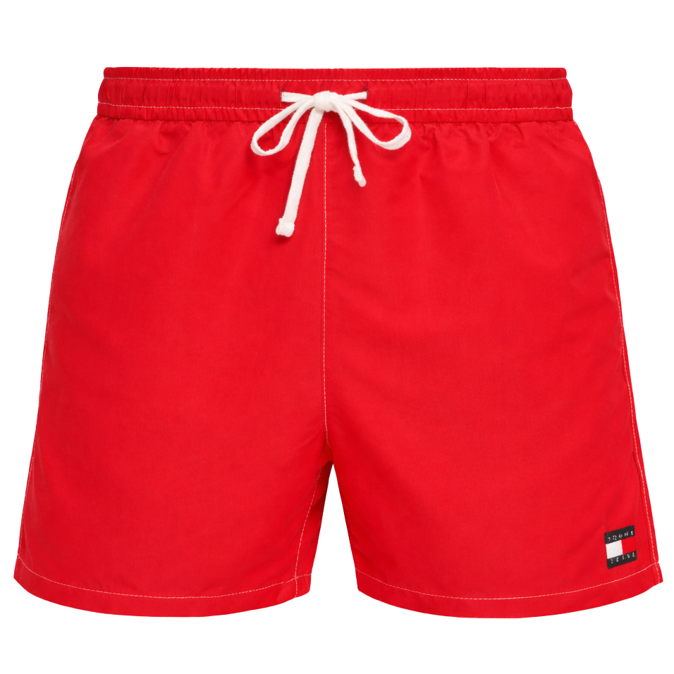Tommy Hilfiger zwemshort medium drawstring rood 