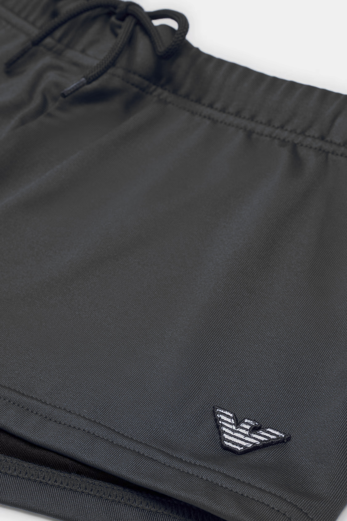 Armani Zwemboxer met klein logo zwart