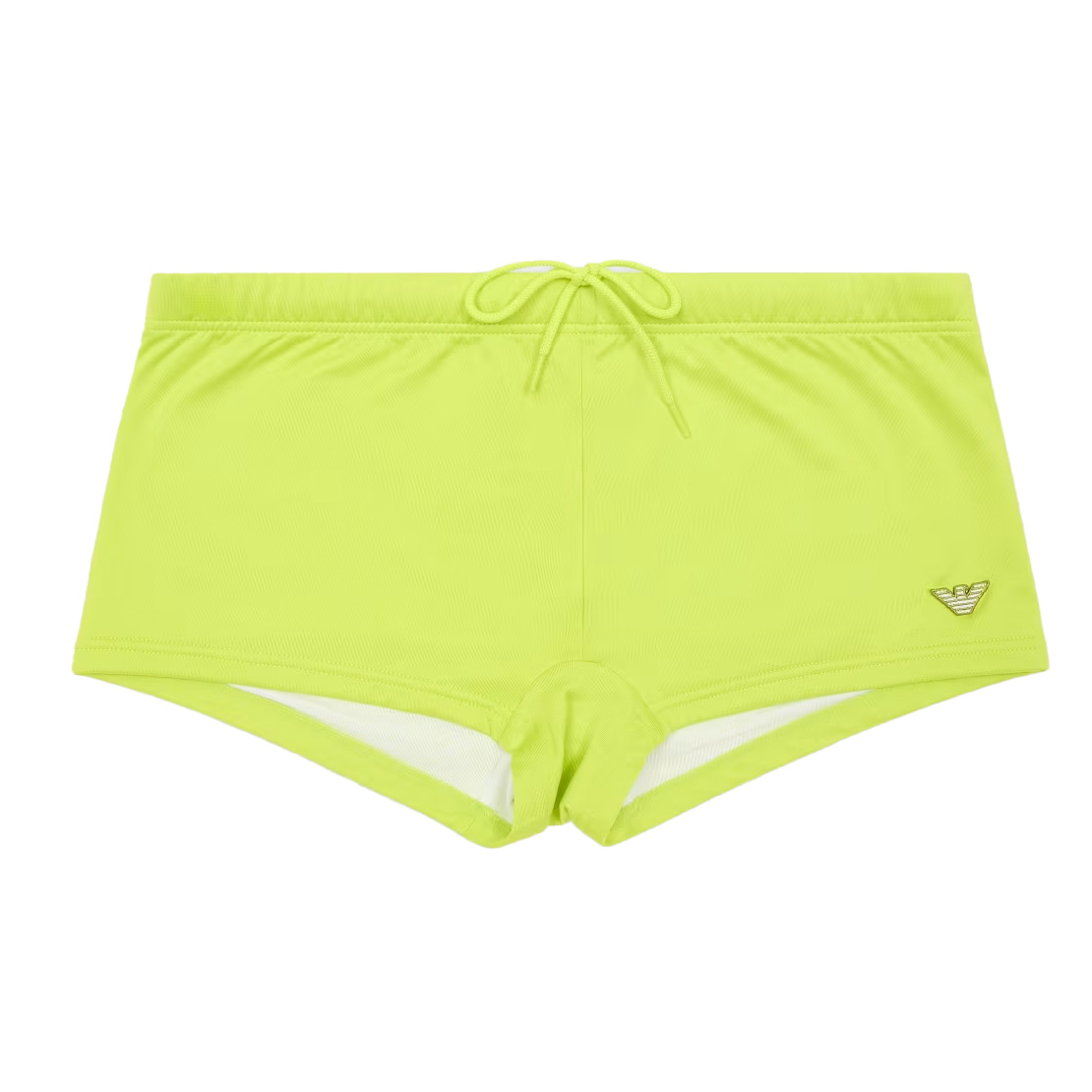 Armani Zwemboxer met klein logo lime groen