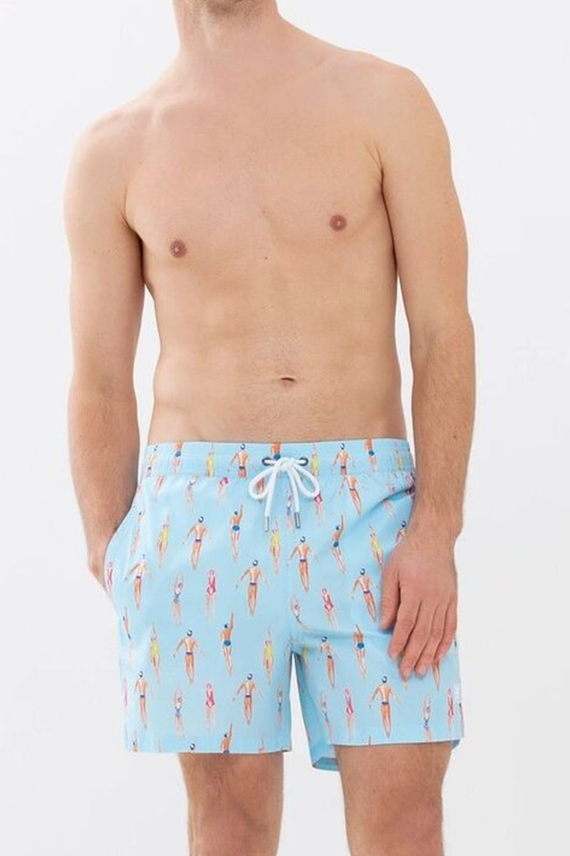 Mey Zwemshort Swimmers blue