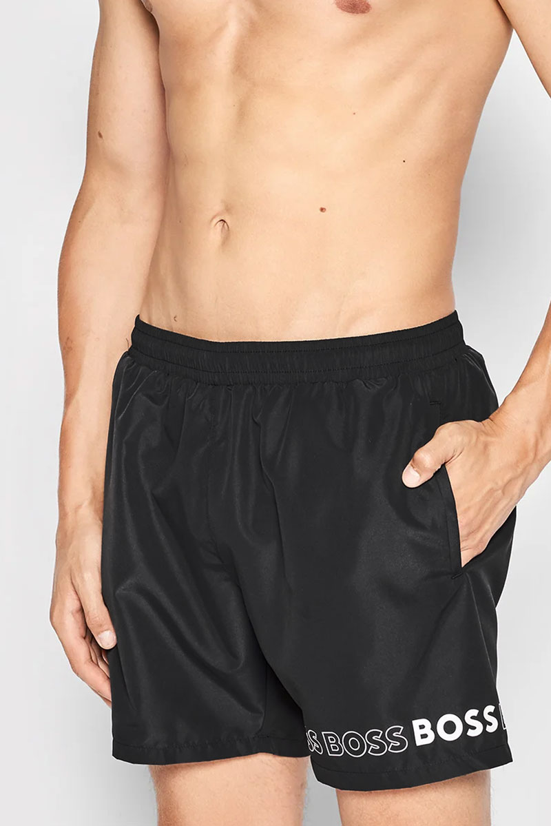 BOSS Zwemshort Dolphin zwart