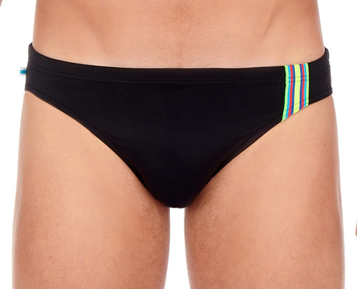 Hom zwarte zwemslip Mistral voorkant
