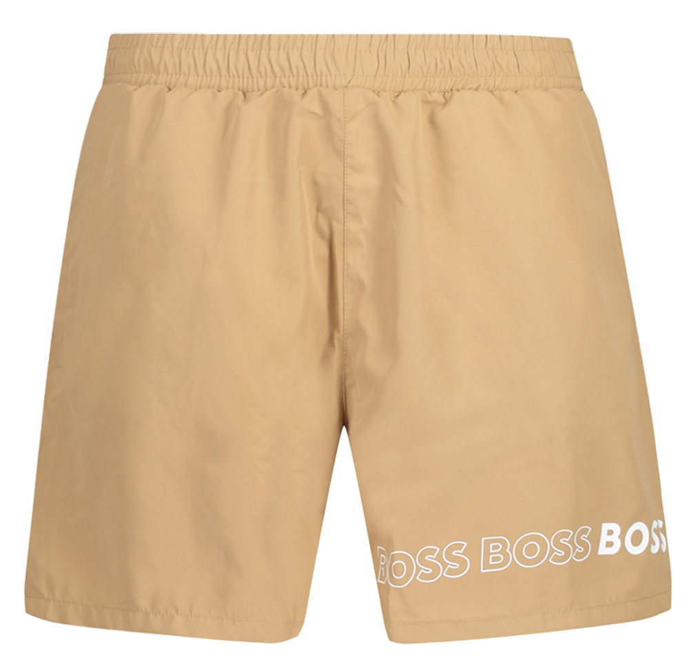 BOSS zwemshort Dolphin beige