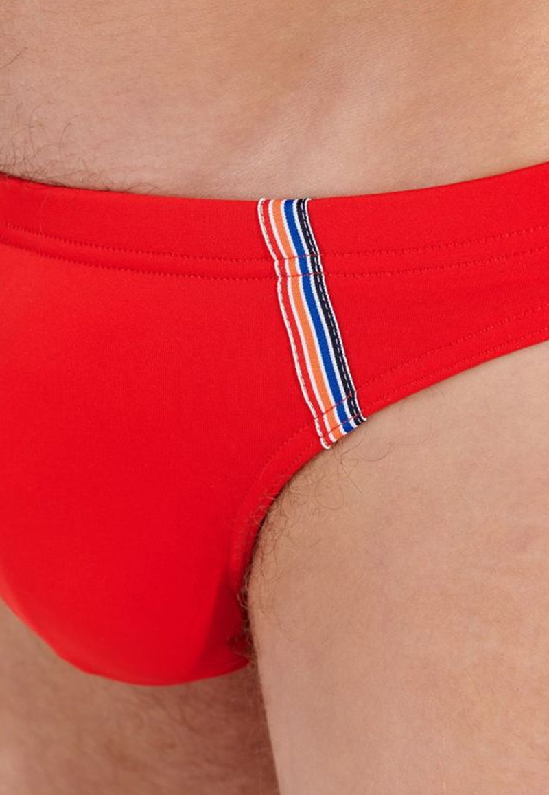 Hom zwemslip Nautical cup rood