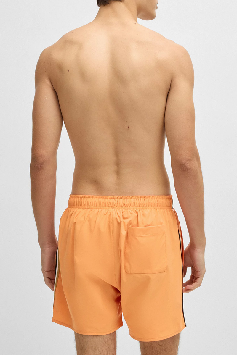 BOSS Iconic zwemshort oranje