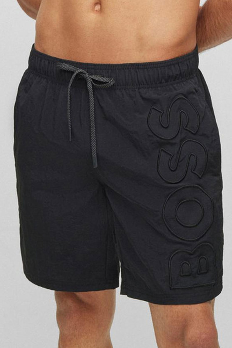 Hugo Boss Zwemboxer Whale zwart