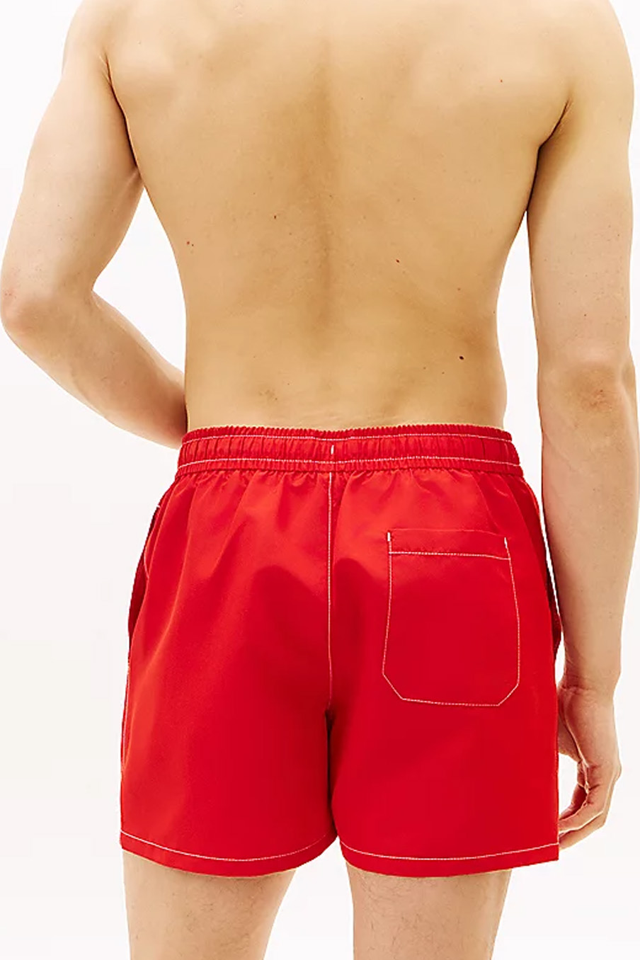 Tommy Hilfiger zwemshort medium drawstring rood 
