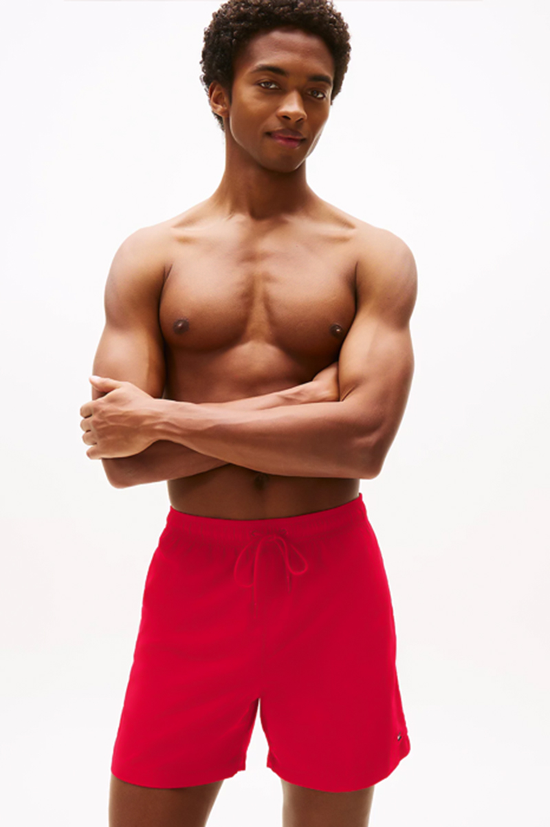 Tommy Hilfiger zwemshort met mini logo rood