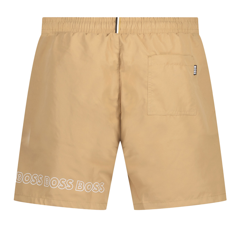 BOSS zwemshort Dolphin beige