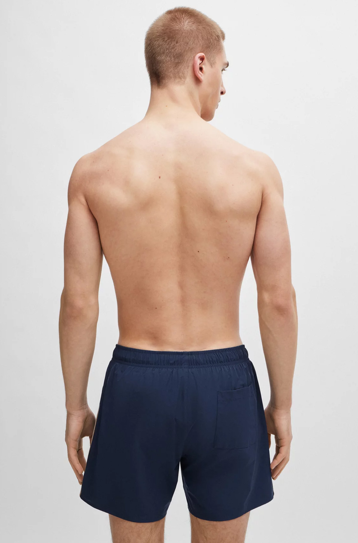 BOSS Zwemshort Iconic blauw