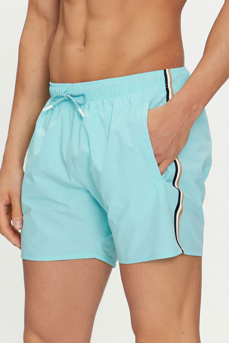 BOSS Iconic zwemshort Turquoise