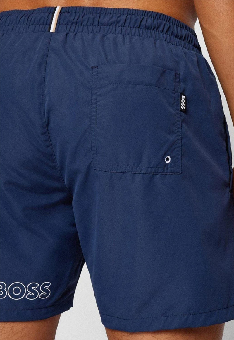 BOSS Zwemshort Dolphin blauw