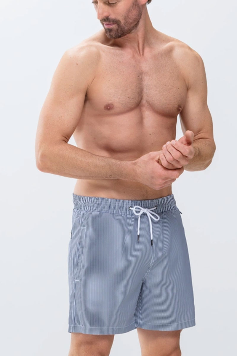 Mey Zwemshort Darly fine stripe blauw