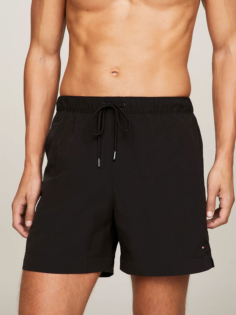 Tommy Hilfiger zwemshort mini flag zwart