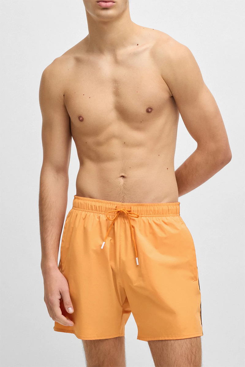 BOSS Iconic zwemshort oranje