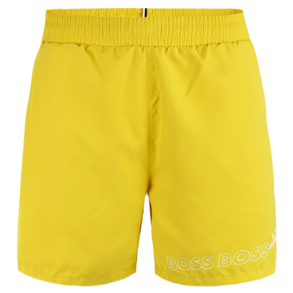 Hugo Boss zwemshort Dolphin geel