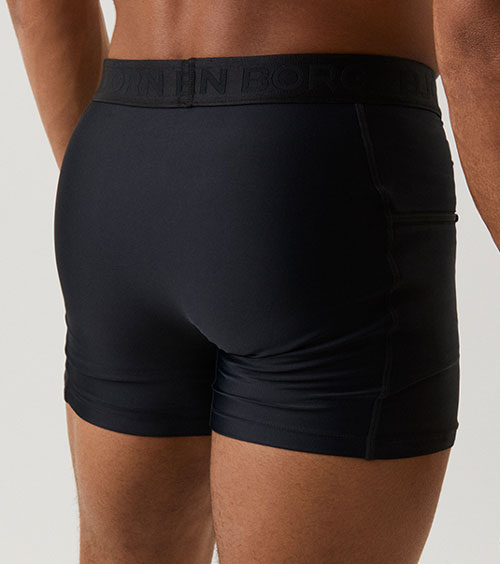 Bjorn Borg zwemshort Steve strak model zwart achterkant